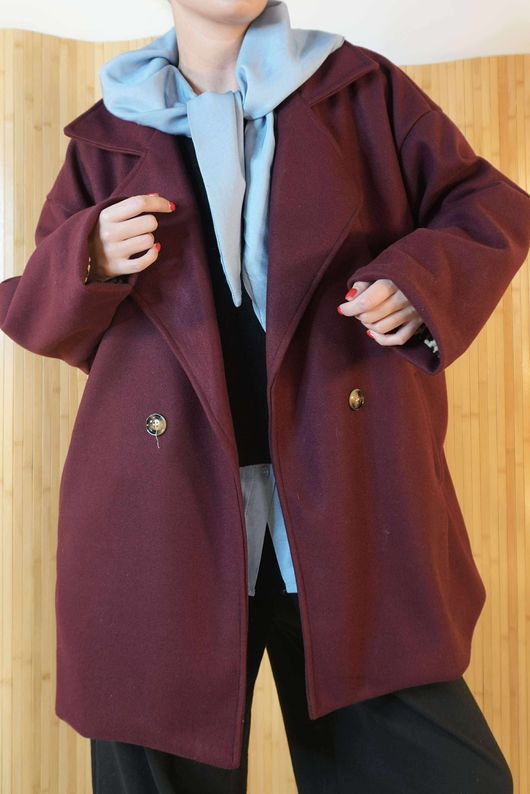 Vivienne Coat Damson